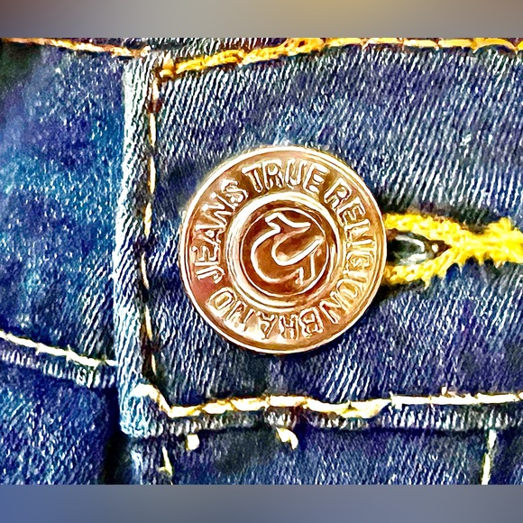 TRUE RELIGION👖⚜️ Women’s Billy Seat Jegging Jeans (Size 25) Flap Buckle Pockets - Picture 10 of 10